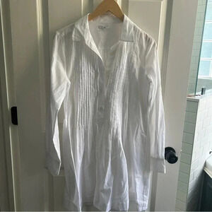 EUC Gap sheer pintuck tunic/mini dress. Size Small. Perfect to layer year round.
